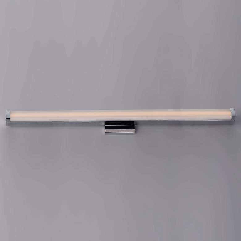 Image 2 Maxim Spec 48" Wide Polished Chrome Modern LED Bath Light more views