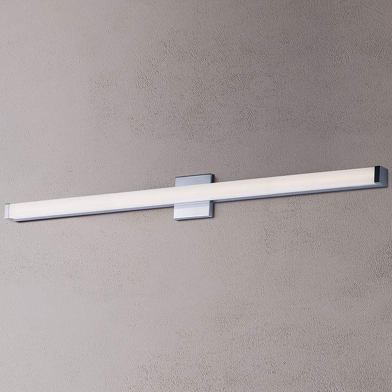 Image 3 Maxim Spec 48" Wide Polished Chrome Modern LED Bath Light more views