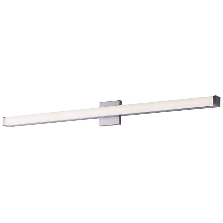 Image 1 Maxim Spec 48" Wide Satin Nickel LED Bath Light