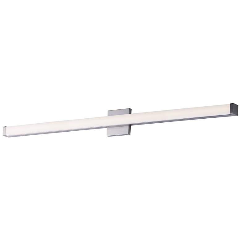 Image 1 Maxim Spec 48 inch Wide Satin Nickel LED Bath Light