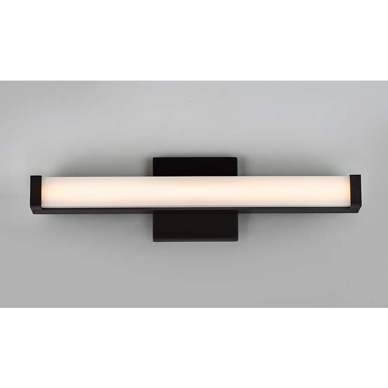 Image 3 Maxim Spec Vanity 18 inch Wide Bronze LED Bath Light more views