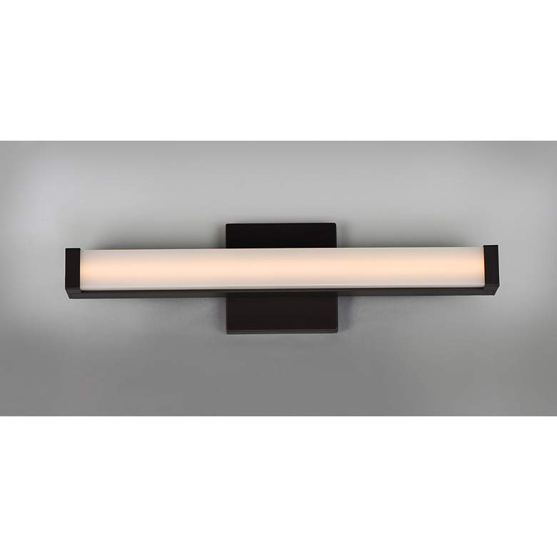 Image 5 Maxim Spec Vanity 18" Wide Bronze LED Bath Light more views