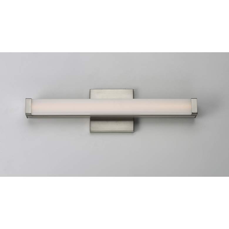 Image 3 Maxim Spec Vanity 18 inch Wide Satin Nickel LED Bath Light more views