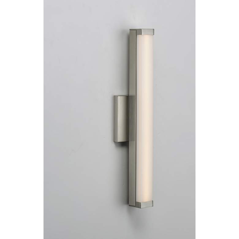 Image 4 Maxim Spec Vanity 18 inch Wide Satin Nickel LED Bath Light more views