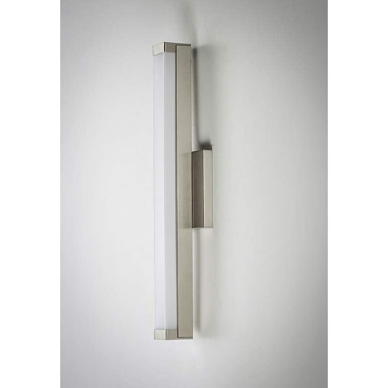 Image 5 Maxim Spec Vanity 18" Wide Satin Nickel LED Bath Light more views