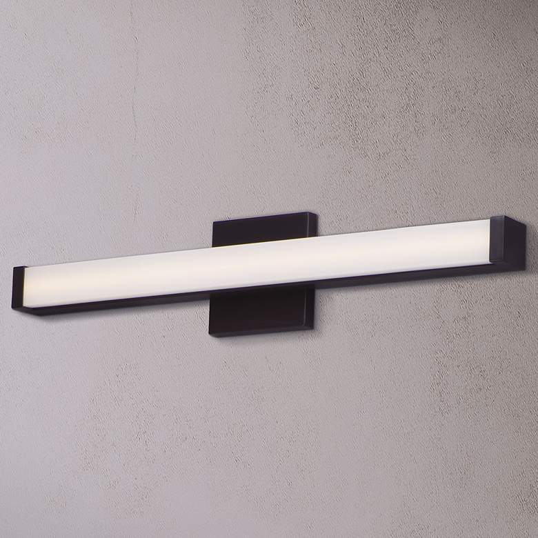 Image 4 Maxim Spec Vanity 24" Wide Bronze LED Bath Light more views