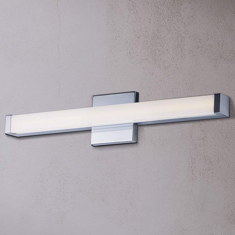 Image 4 Maxim Spec Vanity 24" Wide Polished Chrome LED Modern Bath Light more views