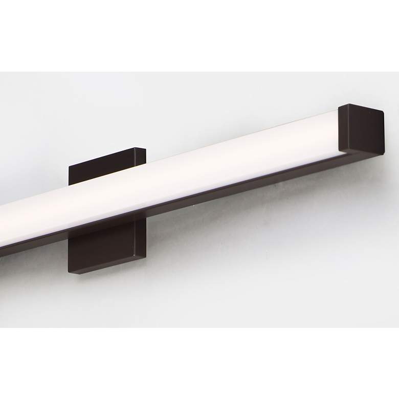 Image 4 Maxim Spec Vanity 30" Wide Bronze Modern LED Bath Light more views