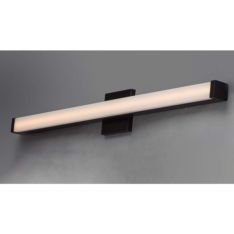 Image 5 Maxim Spec Vanity 30" Wide Bronze Modern LED Bath Light more views