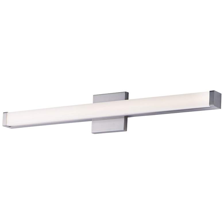 Image 1 Maxim Spec Vanity 30 inch Wide Satin Nickel LED Bath Light