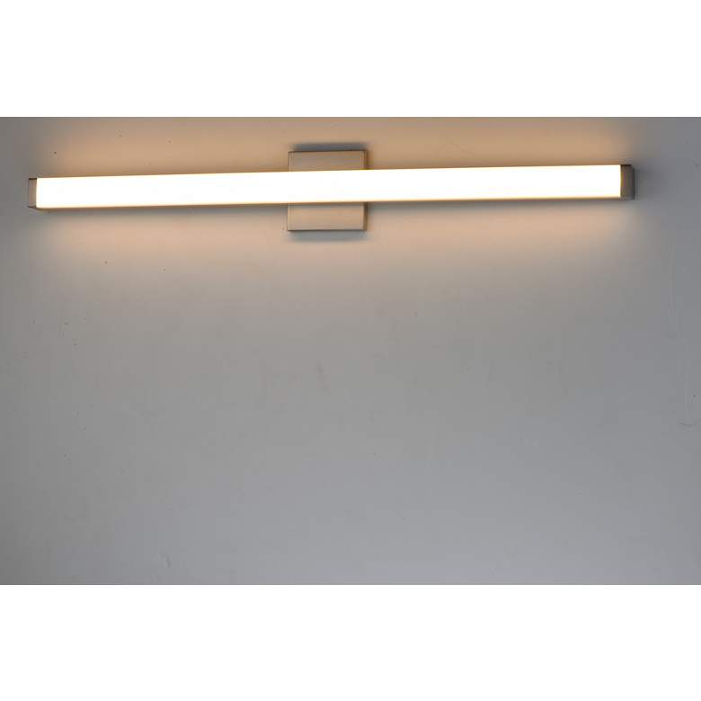 Image 3 Maxim Spec Vanity 30" Wide Satin Nickel LED Bath Light more views