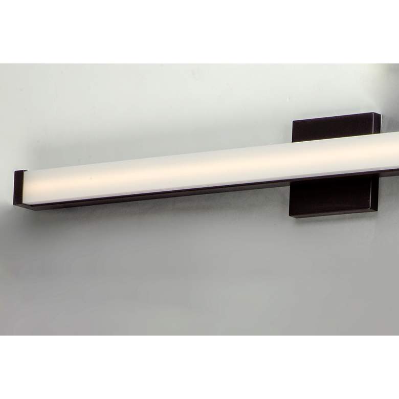 Image 5 Maxim Spec Vanity 36" Wide Bronze LED Bath Light more views