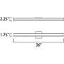 6_Maxim Spec Vanity 36" Wide Polished Chrome LED Bath Light more views