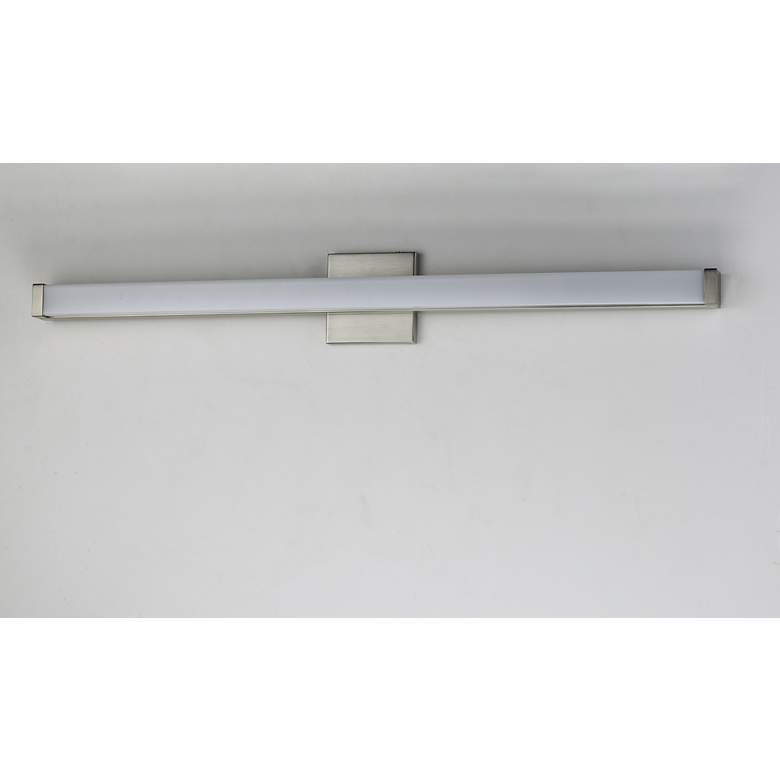 Image 4 Maxim Spec Vanity 36" Wide Satin Nickel LED Bath Light more views
