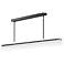 Maxim Spectre 48" Black/Natural Aged Brass Linear Pendant