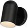 Maxim Spot Light 6 1/2" High Black Outdoor Wall Light