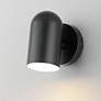 1_Maxim Spot Light 6 1/2" High Black Outdoor Wall Light