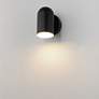3_Maxim Spot Light 6 1/2" High Black Outdoor Wall Light more views