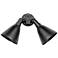 Maxim Spots 13" High Black 2-Light Outdoor Wall Light