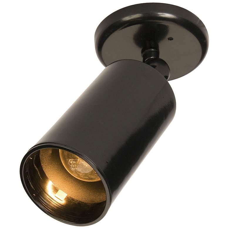 Image 1 Maxim Spots 5" Wide Black Aluminum Ceiling Light