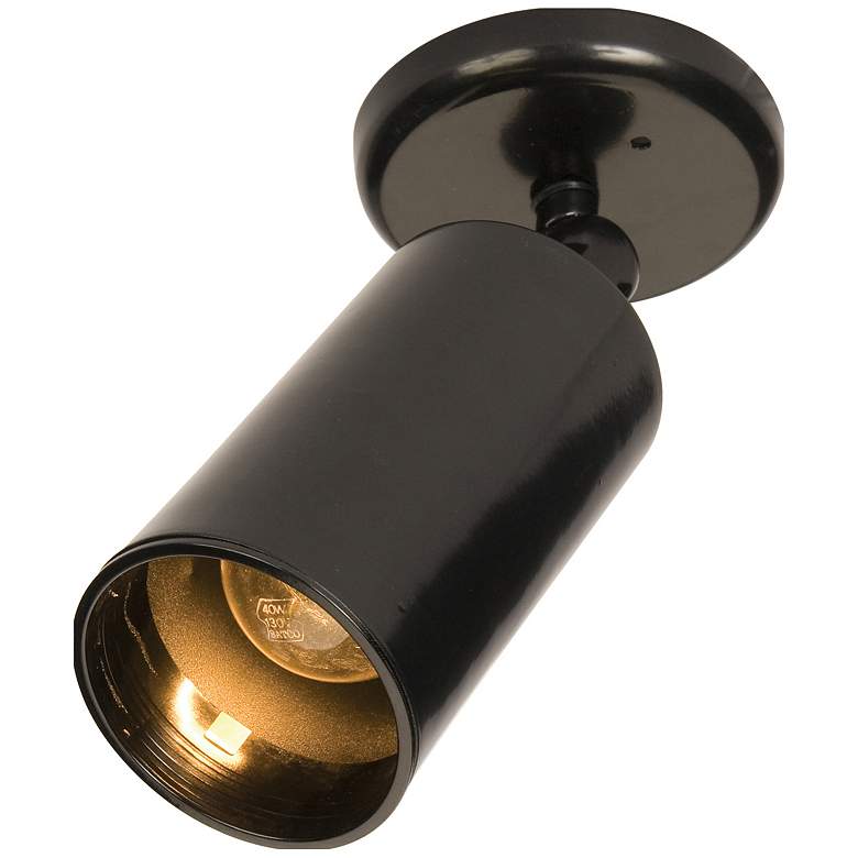Image 1 Maxim Spots 8.5" High Black Finish Can Wall Mount or Ceiling Light