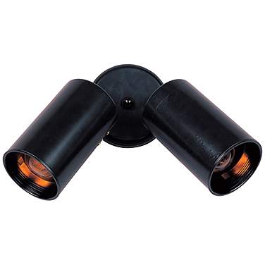 Maxim Spots 9 1/2" High Black 2-Light Outdoor Wall Light