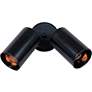 2_Maxim Spots 9 1/2" High Black 2-Light Outdoor Wall Light more views