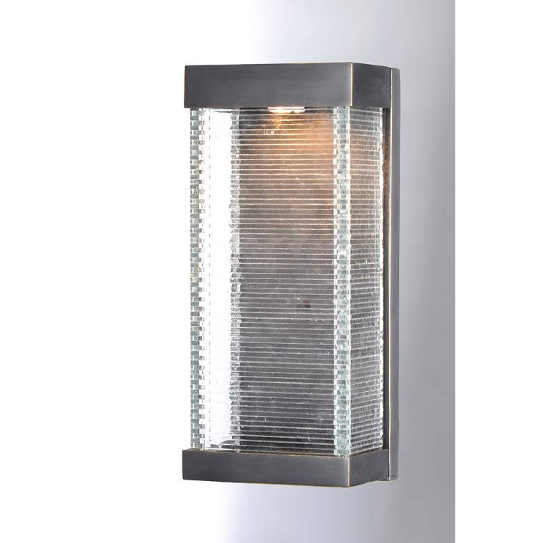 Image 3 Maxim Stackhouse VX 16" High Bronze LED Outdoor Wall Light more views