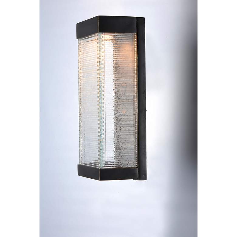 Image 4 Maxim Stackhouse VX 16" High Bronze LED Outdoor Wall Light more views