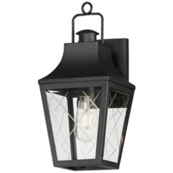 Maxim Storybook 14 3/4" Black 1-Light Outdoor Small Wall Sconce