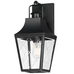 Maxim Storybook 17 1/2" High Black 1-Light Outdoor Wall Sconce