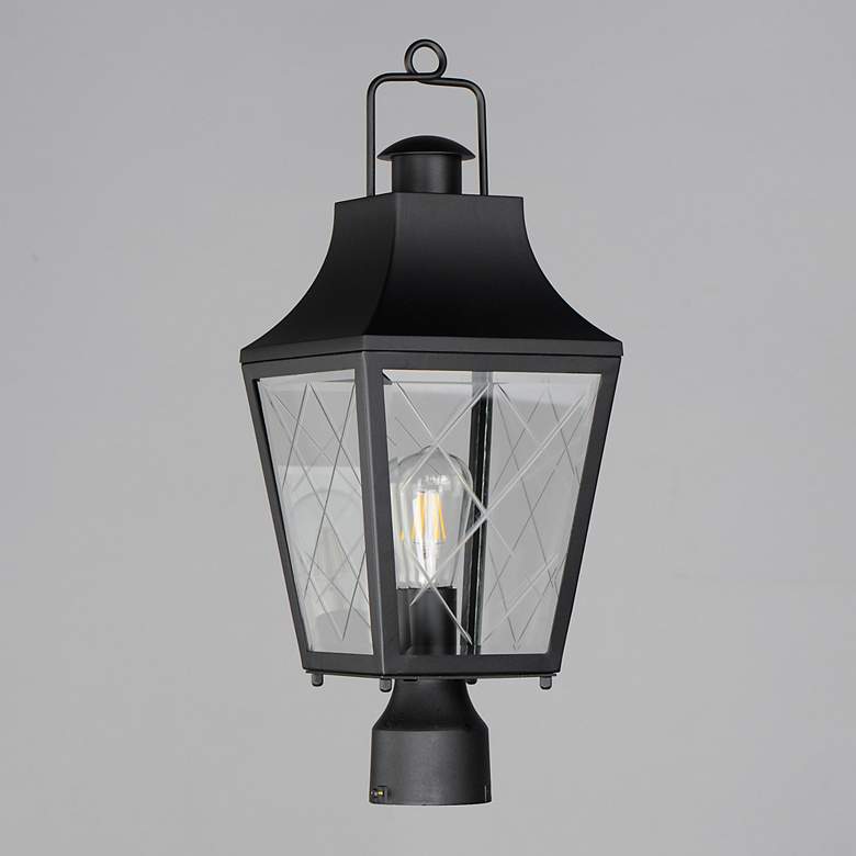 Image 3 Maxim Storybook 21 1/4" High Black 1-Light Outdoor Post Light more views