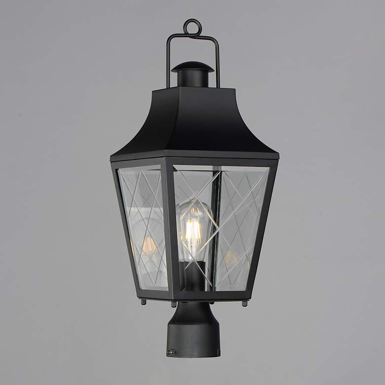 Image 4 Maxim Storybook 21 1/4" High Black 1-Light Outdoor Post Light more views