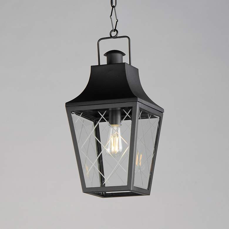 Image 3 Maxim Storybook 9 1/2" Wide Black 1-Light Outdoor Pendant more views