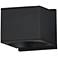 Maxim Stout 4 1/2" High Black Indoor/Outdoor Wall Sconce