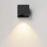 3_Maxim Stout 4 1/2" High Black Indoor/Outdoor Wall Sconce more views