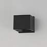 4_Maxim Stout 4 1/2" High Black Indoor/Outdoor Wall Sconce more views