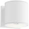 Maxim Stout 4 1/2" High White Round Indoor/Outdoor Wall Sconce