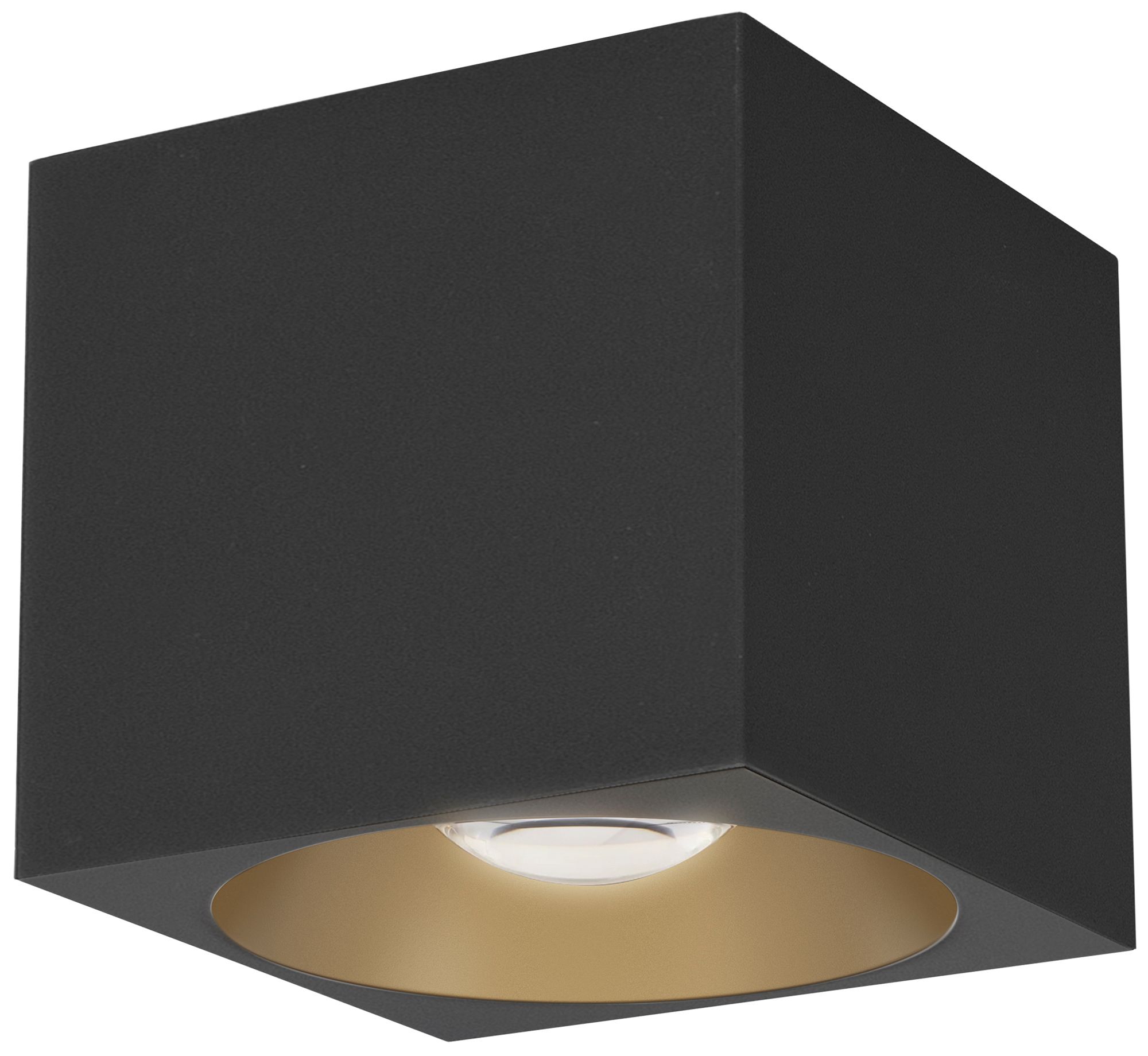 Maxim Stout 4 3/4" Wide Black LED Outdoor Ceiling Light