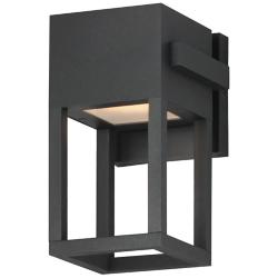 Maxim Strand VX 10" Black Outdoor LED Wall Sconce