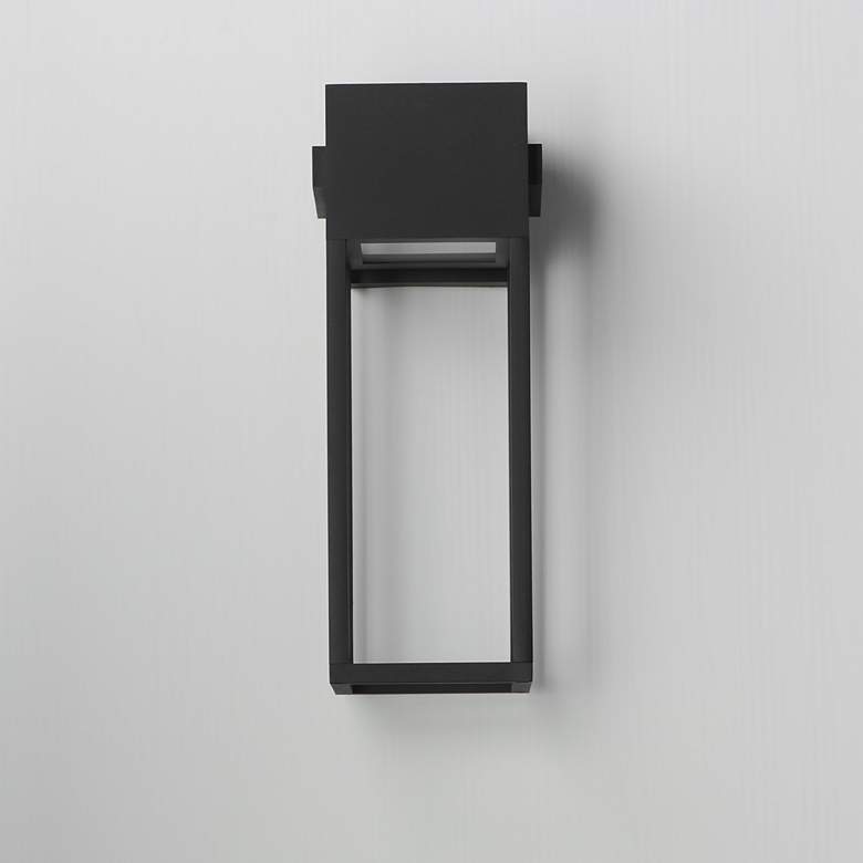 Image 2 Maxim Strand VX 18" Black Outdoor LED Wall Sconce more views