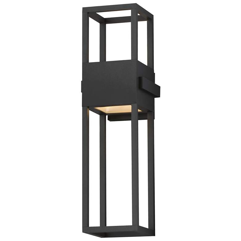 Image 2 Maxim Strand VX 24" High Black Outdoor LED Wall Light