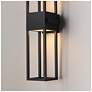 6_Maxim Strand VX 24" High Black Outdoor LED Wall Light more views