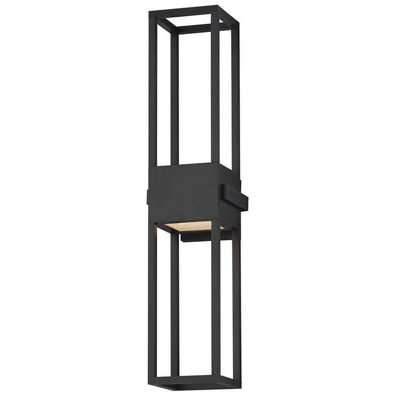 Image 2 Maxim Strand VX 31" Black Outdoor LED Wall Light