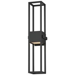 Maxim Strand VX 31" Black Outdoor LED Wall Light