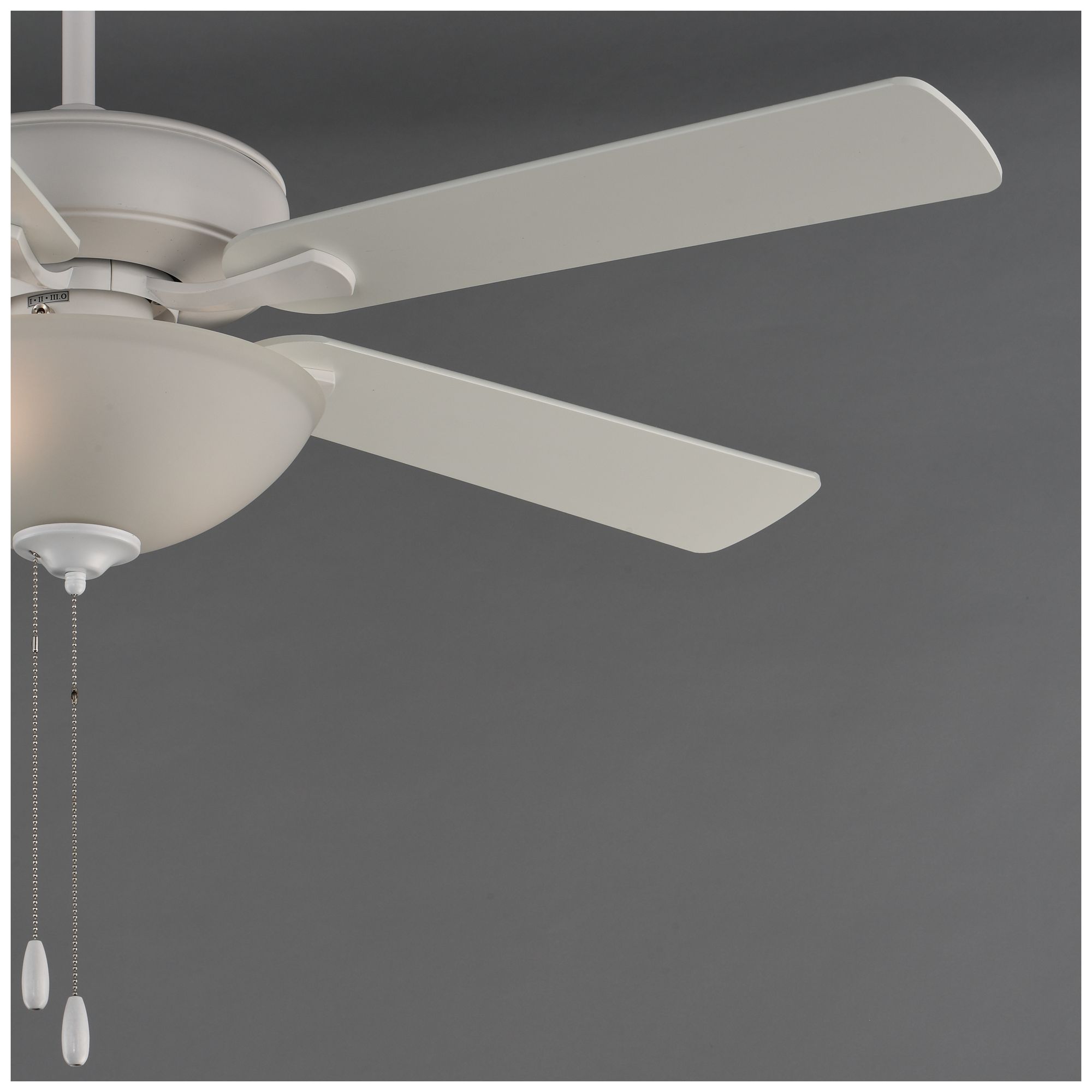 Image 4 Maxim Super-Max 52" Matte White Ceiling Fan with 2-Light Kit more views