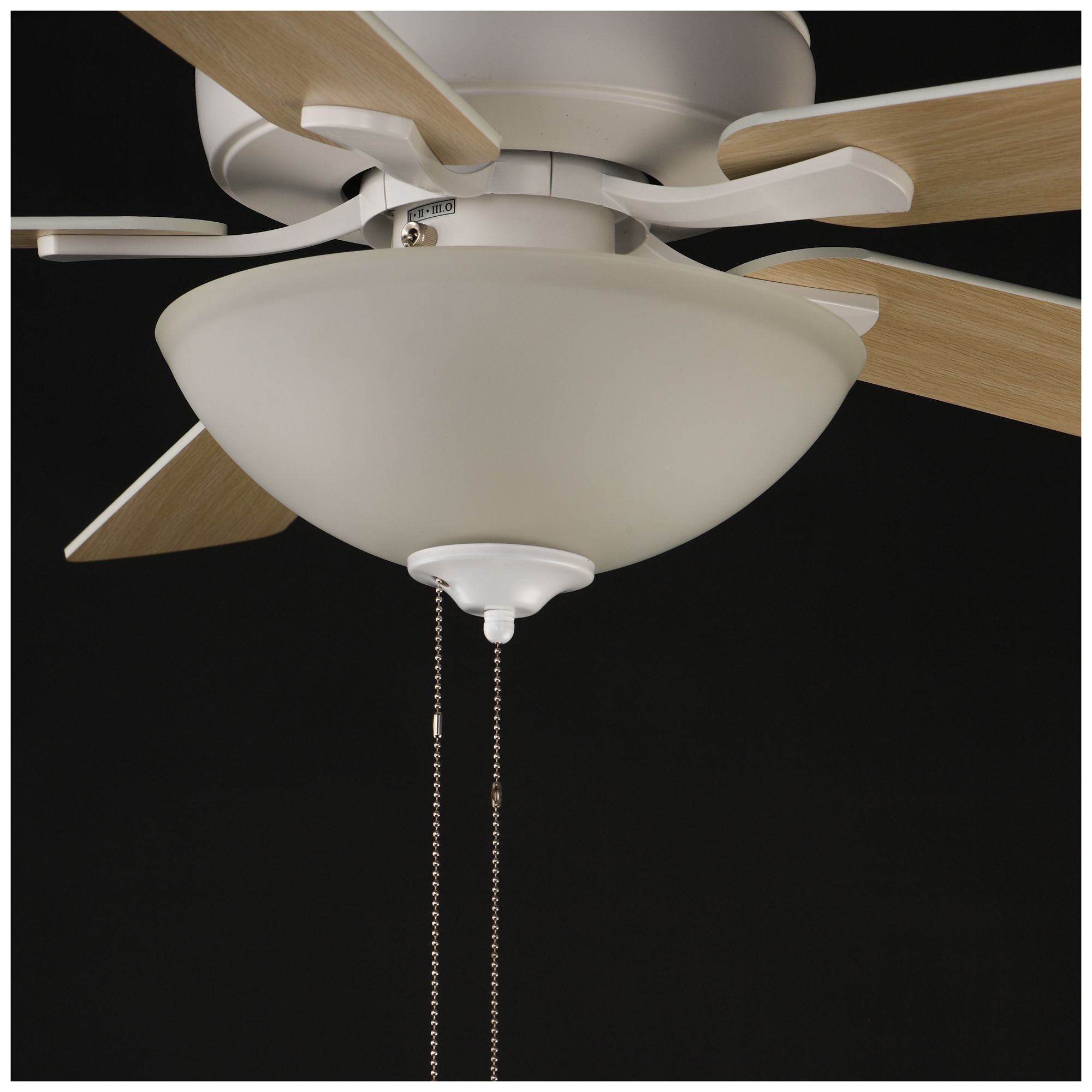 Image 5 Maxim Super-Max 52" Matte White Ceiling Fan with 2-Light Kit more views