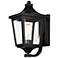 Maxim Sutton Place VX 14 1/2" High Black Outdoor Wall Light