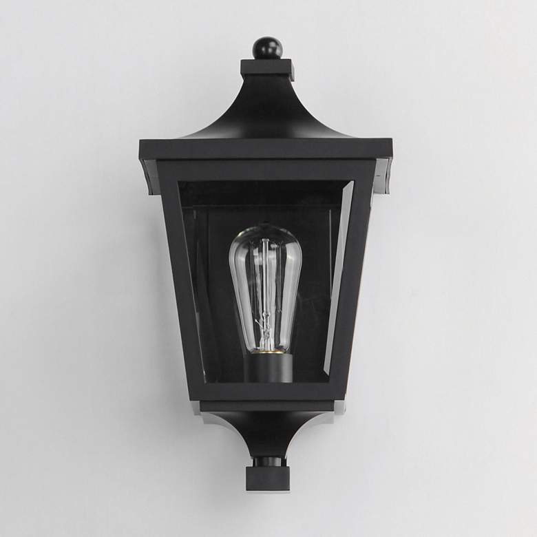 Image 3 Maxim Sutton Place VX 14 1/2" High Black Outdoor Wall Light more views