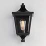 4_Maxim Sutton Place VX 14 1/2" High Black Outdoor Wall Light more views